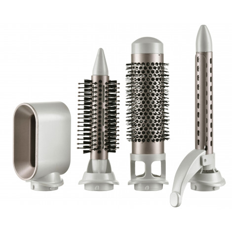 Adler 5-in-1 Curling Iron-Dryer | AD 2027 | Number of heating levels 2 | 1200 W | White/Champagne