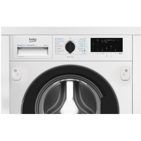 BEKO Washing machine | B3WBT671415W | Energy efficiency class A | Front loading | Washing capacity 7 kg | 1200 RPM | Depth 55 cm