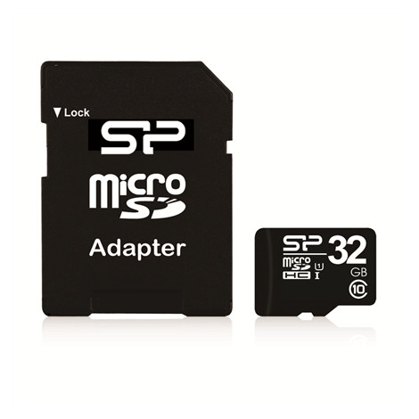 Silicon Power | 32 GB | MicroSDHC | Flash memory class 10 | SD adapter