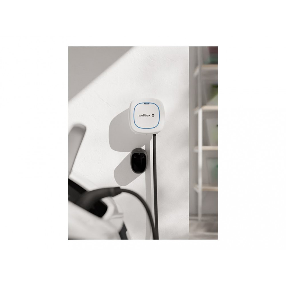 Wallbox Electric Vehicle charge | Pulsar Max | 22 kW | Wi-Fi, Bluetooth | 5 m | White