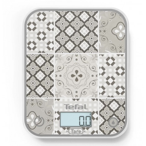 TEFAL Electronic Kitchen Scale | Optiss BC50D6V0 | Graduation 0.5/1 g | Display type LCD | Mozaic Decor