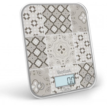 TEFAL Electronic Kitchen Scale | Optiss BC50D6V0 | Graduation 0.5/1 g | Display type LCD | Mozaic Decor