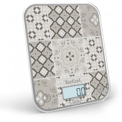 TEFAL Electronic Kitchen Scale | Optiss BC50D6V0 | Graduation 0.5/1 g | Display type LCD | Mozaic Decor