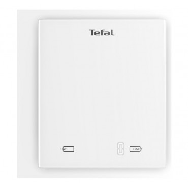 TEFAL Digital Kitchen Scale | Essential BC5504V0 | Graduation 1 g | White
