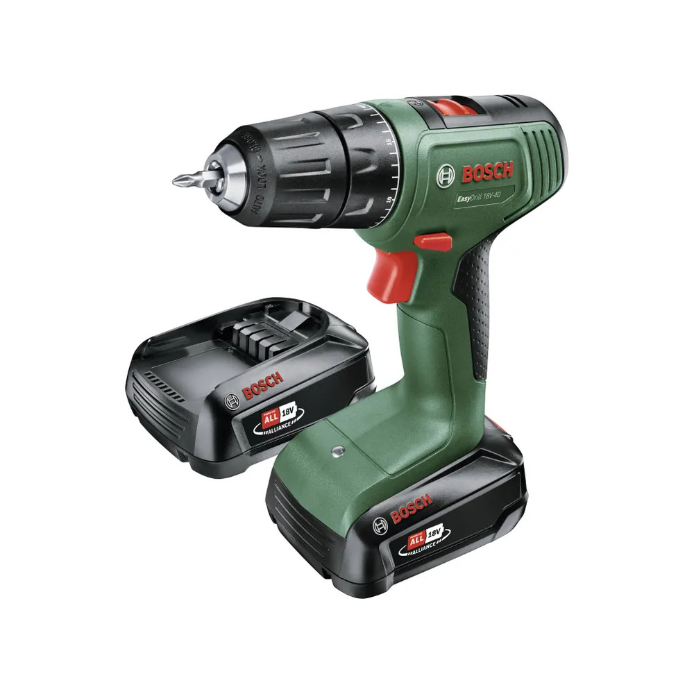 Bosch | Cordless Drill Driver EasyDrill 18V-40, 2 x 2.0 Ah