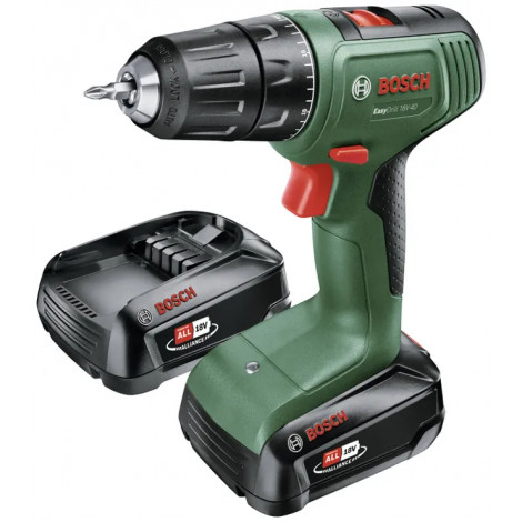 Bosch | Cordless Drill Driver EasyDrill 18V-40, 2 x 2.0 Ah