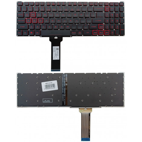 Klaviatūra ACER: Nitro 5 Gaming AN515-54, AN515-55, AN715-51, su pašvietimu