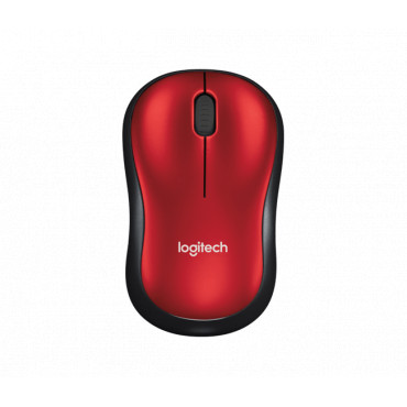Logitech | Mouse | M185 | Wireless | Red