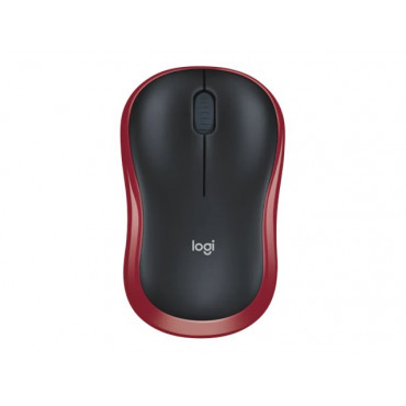 Logitech | Mouse | M185 | Wireless | Red