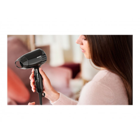 Philips | Hair Dryer | BHC010/10 EssentialCare | 1200 W | Number of temperature settings 3 | Black