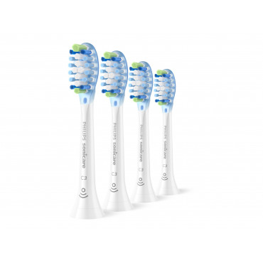 Philips HX9044/87 Sonicare Premium Plaque Defence Replacement brush heads, 4 pcs, White | Philips