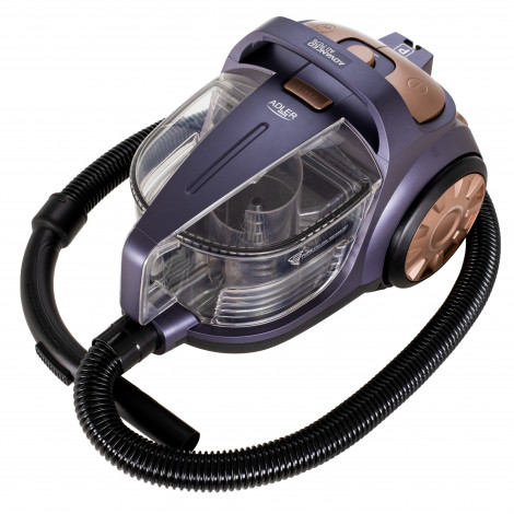Adler Cyclone Vacuum Cleaner | AD 7076 | Bagless | Power 3000 W | Dust capacity 3.5 L | Violet