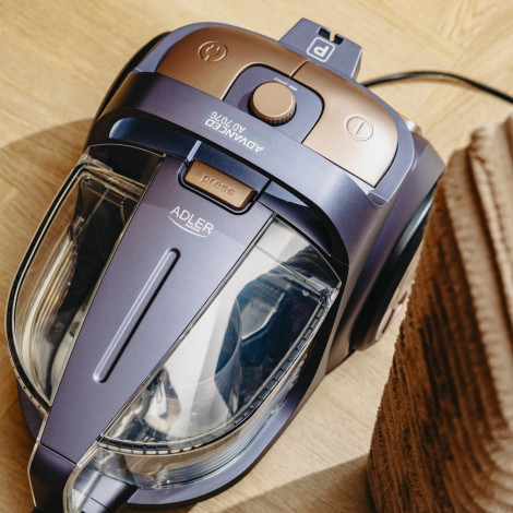 Adler Cyclone Vacuum Cleaner | AD 7076 | Bagless | Power 3000 W | Dust capacity 3.5 L | Violet