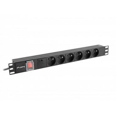 LANBERG PDU 19inch 1U 10A...