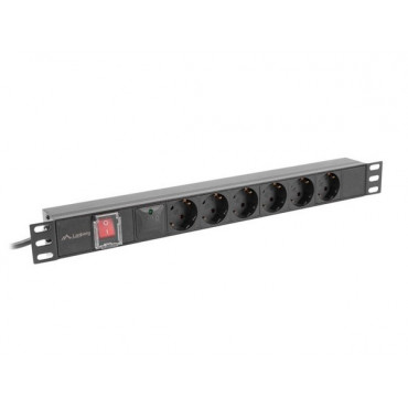 LANBERG PDU 19inch 1U 10A...