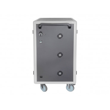 Digitus | Black | Charging Trolley 30 Notebooks / Tablets up to 16" | Pressure lock system with swiveling lever handle on the fr