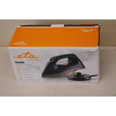 SALE OUT. ETA ETA127690000 Kiara Iron, Ceramic, 2200 W, Water tank 220 ml, Black | ETA | Iron | Kiara ETA127690000 | Cordless St