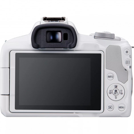 Canon | EOS R50 WH + RF-S 18-45mm F4.5-6.3 IS STM (SIP) | Megapixel 24.2 MP | Image stabilizer | ISO sensitivity (max) 32000 | D