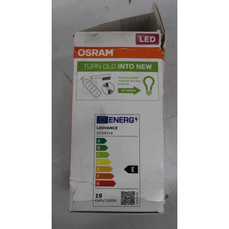 SALE OUT. Osram | Parathom Classic LED | E27 | 19 W | Warm White | DAMAGED PACKAGING