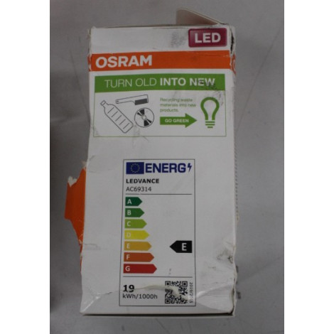 SALE OUT. Osram | Parathom Classic LED | E27 | 19 W | Warm White | DAMAGED PACKAGING