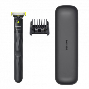 Philips | Shaver | OneBlade QP1424/65 | Operating time (max) 30 min | Wet & Dry | NiMH | Charcoal Grey