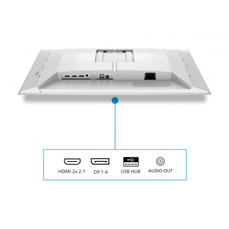 Philips 27M2N6501L/00 | 27 " | QD-OLED | 16:9 | 240 Hz | 0.03 ms | 2560 x 1440 pixels | 400 cd/m | HDMI ports quantity 2 | White