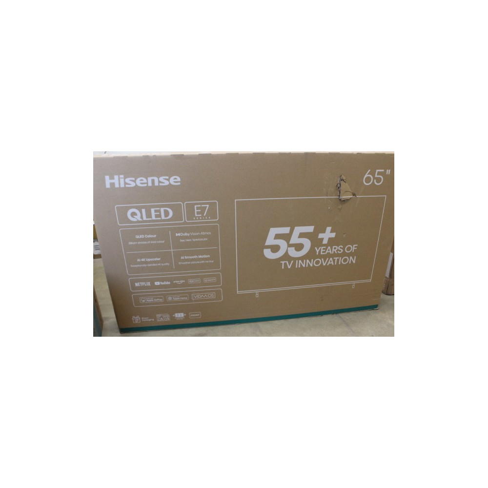 SALE OUT. Hisense 65E7Q 65" (164 cm) UHD QLED Smart TV | SALE OUT. Hisense UHD QLED Smart TV | 65E7Q | 65" | Smart TV | VIDAA OS