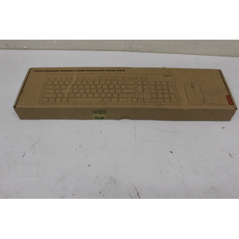 SALE OUT. Lenovo Essential Wireless Combo Keyboard & Mouse Gen2 Black-Lithuanian | Lenovo Essential Wireless Combo Keyboard & Mo