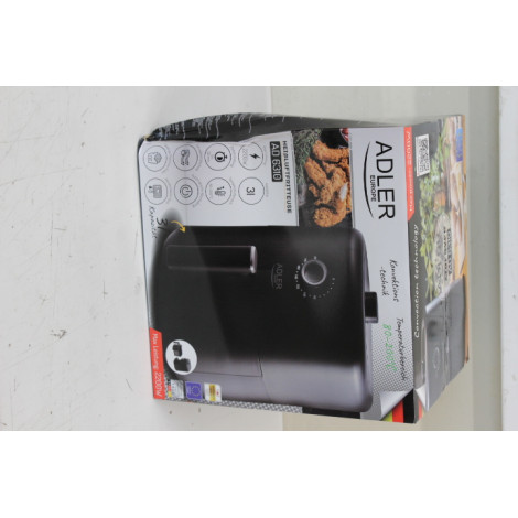 SALE OUT. Adler | Airfryer | AD 6310 | Power 2200 W | Capacity 3 L | High-volume hot-air circulation technology | Black | DAMAGE