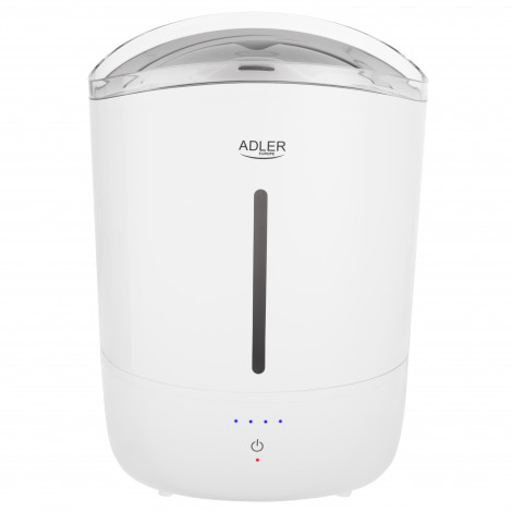 Adler Humidifier | AD 7971 | 30 W | Water tank capacity 5 L | Ultrasonic | Humidification capacity 100-250 ml/hr | White