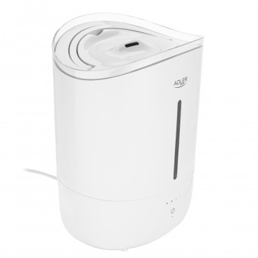 Adler Humidifier | AD 7971 | 30 W | Water tank capacity 5 L | Ultrasonic | Humidification capacity 100-250 ml/hr | White