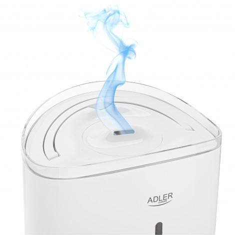 Adler Humidifier | AD 7971 | 30 W | Water tank capacity 5 L | Ultrasonic | Humidification capacity 100-250 ml/hr | White