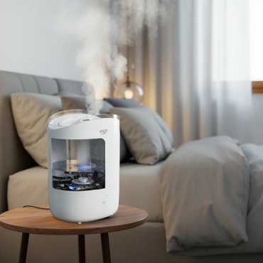 Adler Humidifier | AD 7971 | 30 W | Water tank capacity 5 L | Ultrasonic | Humidification capacity 100-250 ml/hr | White
