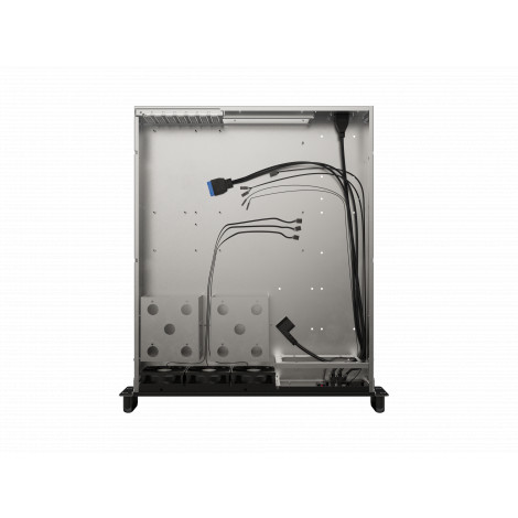 Lanberg Rackmount Server Chassis ATX 520/12 19"/2U | SC01-5202-12B | Black