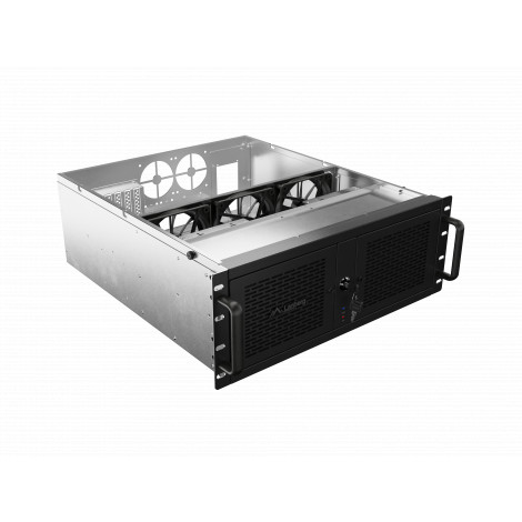 Lanberg Rackmount server chassis ATX 520/12 19"/4U | SC01-5204-12B