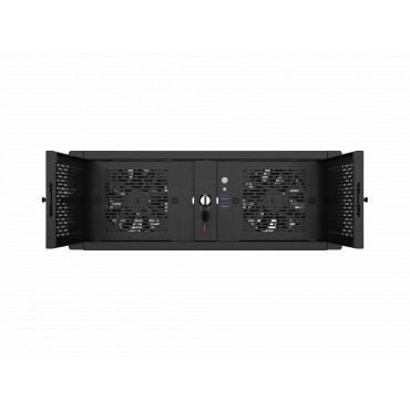 Lanberg Rackmount server chassis ATX 520/12 19"/4U | SC01-5204-12B
