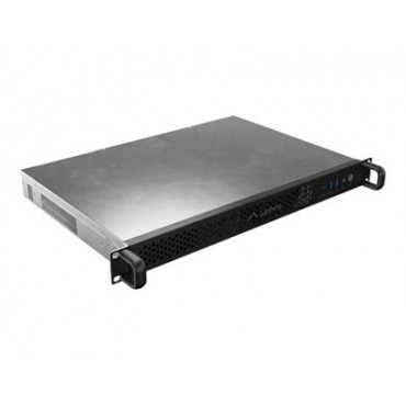 Lanberg Rackmount server chassis ITX 300/10 19"/1U | SC01-3001-10B | Black