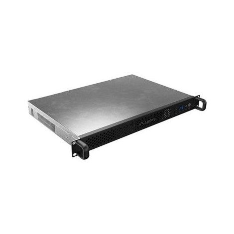 Lanberg Rackmount server chassis ITX 300/10 19"/1U | SC01-3001-10B | Black