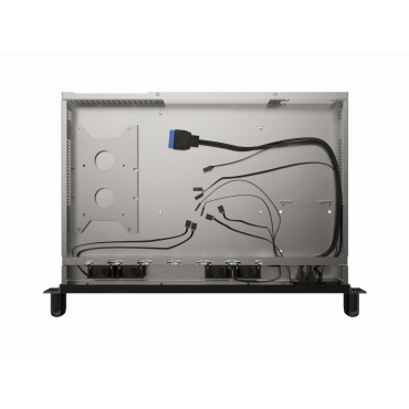 Lanberg Rackmount server chassis ITX 300/10 19"/1U | SC01-3001-10B | Black