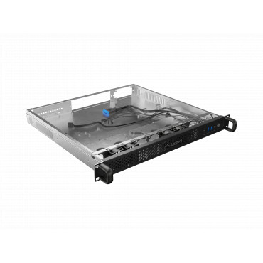 Lanberg Rackmount server chassis ATX 420/10 19"/1U | SC01-4201-10B | Black