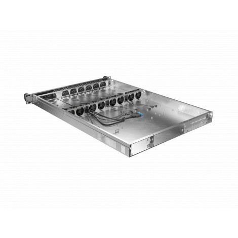 Lanberg Rackmount server chassis E-ATX 650/12 19"/1U | SC01-6501-12B | Black