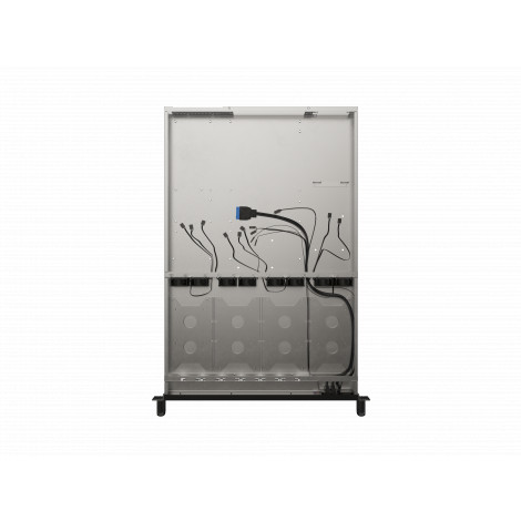 Lanberg Rackmount server chassis E-ATX 650/12 19"/1U | SC01-6501-12B | Black