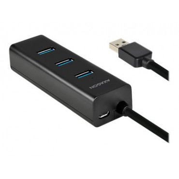 AXAGON HUE-S2BL USB3.0 CHARGING hub