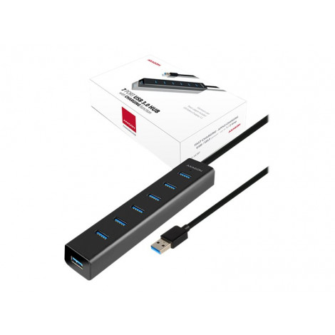 AXAGON HUE-SA7BP USB3.0 CHARGING hub