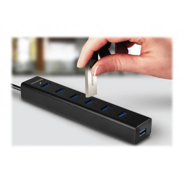 AXAGON HUE-SA7BP USB3.0 CHARGING hub