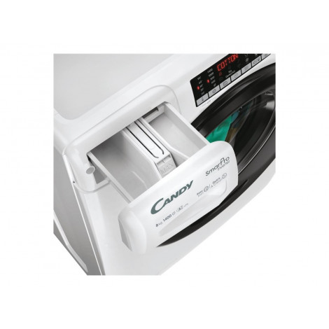 Candy CSO486TWMB6/1-S Washing Machine with Dryer, A, Inverter, Front loading, Depth 54 cm, Washing 8 kg, Drying 8 kg, White