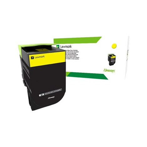 Lexmark 80C2HYE | 802HYE Yellow High Yield Corporate Cartridge (3k) | Cartridge | Yellow