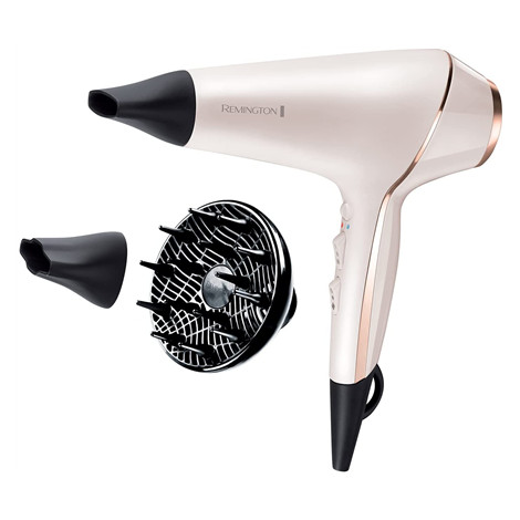 Remington | Hair dryer | ProLuxe AC9140 | 2400 W | Number of temperature settings 3 | Ionic function | Diffuser nozzle | White/G