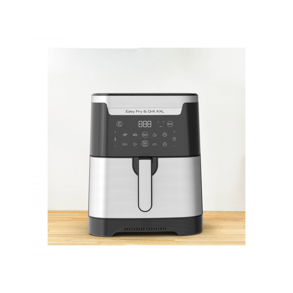 TEFAL Easy Fry and Grill XXL Fryer | EY801D | Power 1830 W | Capacity 6.5 L | Black/Stainless Steel