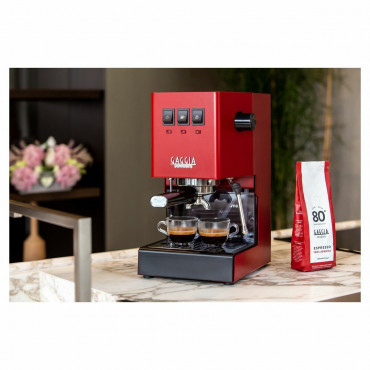 Gaggia | Coffee Maker | RI9481/12 Classic E24 | Pump pressure 15 bar | Built-in milk frother | Semi-automatic | Cherry Red
